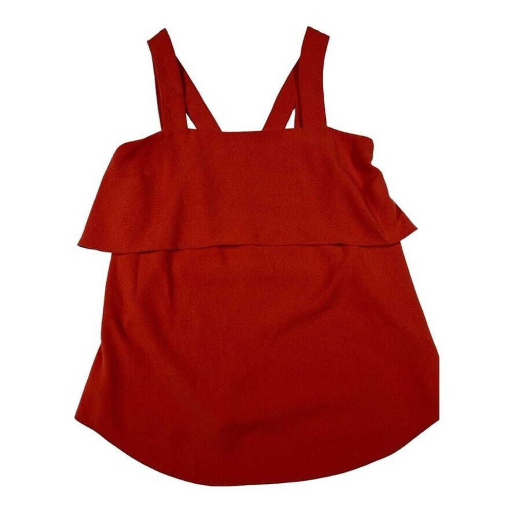 Ann Taylor Petite Tank Top Women XXSP Coral‎ Sleeveless Blouse